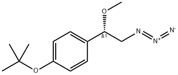 Benzene, 1-[(1S)-2-azido-1-methoxyethyl]-4-(1,1-dimethylethoxy)- Structure