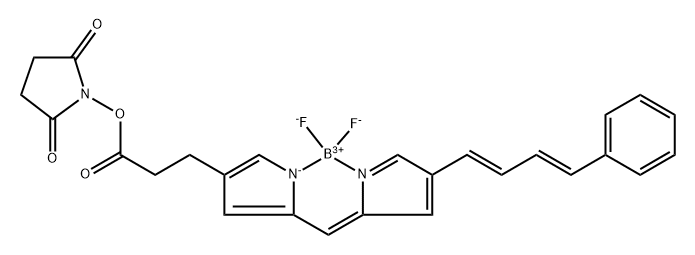 BDP 581/591 NHS ester 化学構造式