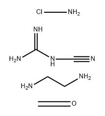 Guanidine, cyano-, polymer with ammonium chloride ((NH4)Cl), 1,2-ethanediamine and formaldehyde|