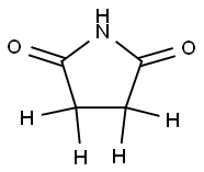 2,5-Pyrrolidinedione-3,3,4,4-d4 (9CI) Structure