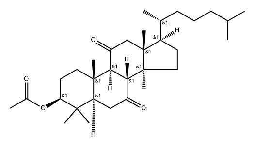 3β-(Acetyloxy)-5α-lanostane-7,11-dione|