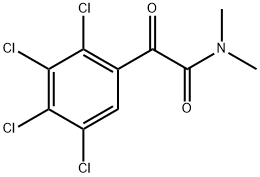 2,3,4,5-Tetrachloro-N,N-dimethyl-α-oxobenzeneacetamide 结构式