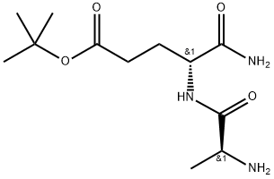 D-α-Glutamine, L-alanyl-, 1,1-dimethylethyl ester Structure