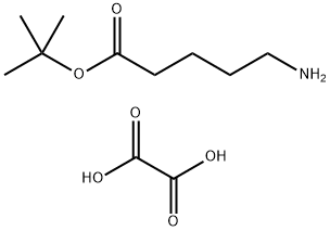 Pentanoic acid, 5-amino-, 1,1-dimethylethyl ester, ethanedioate (1:) Structure