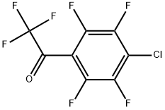 1-(4-Chloro-2,3,5,6-tetrafluorophenyl)-2,2,2-trifluoroethanone Structure