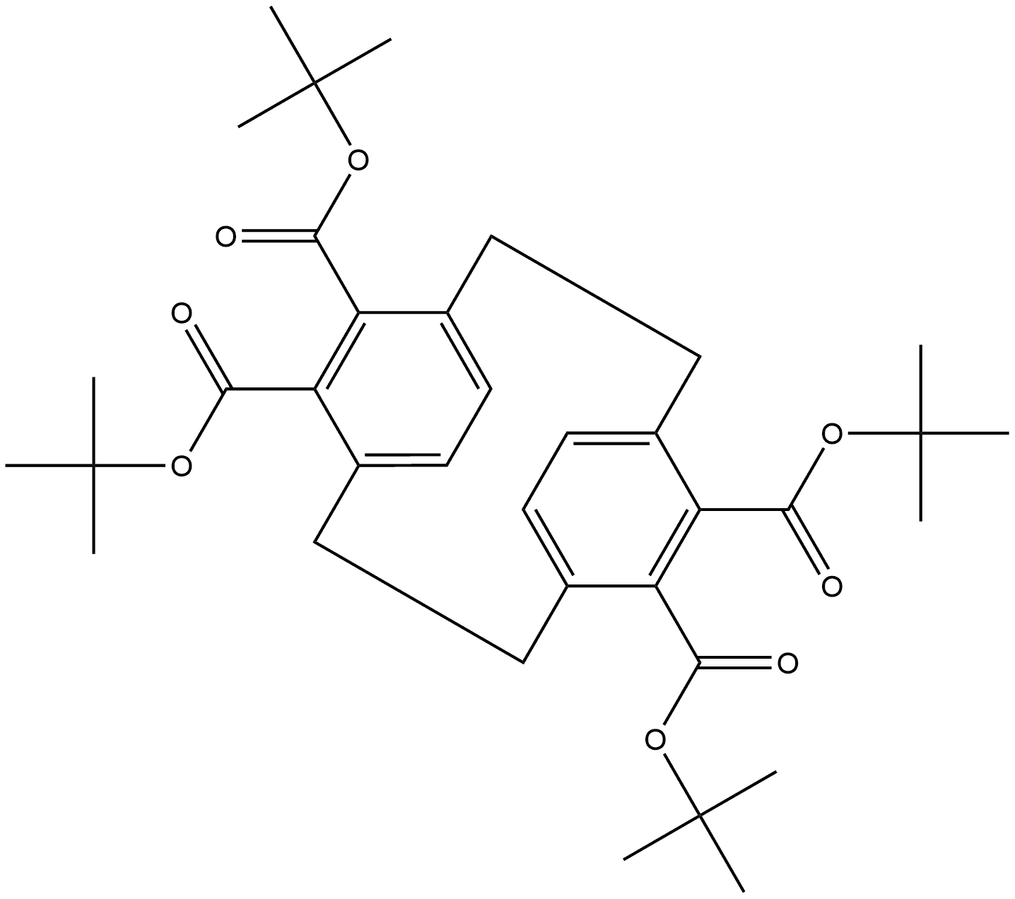 Tricyclo[8.2.2.24,7]hexadeca-4,6,10,12,13,15-hexaene-5,6,11,12-t,66086-24-6,结构式