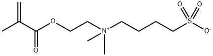 4-[[2-(Methacryloyloxy)ethyl]dimethylammonio]butane-1-sulfonate Struktur