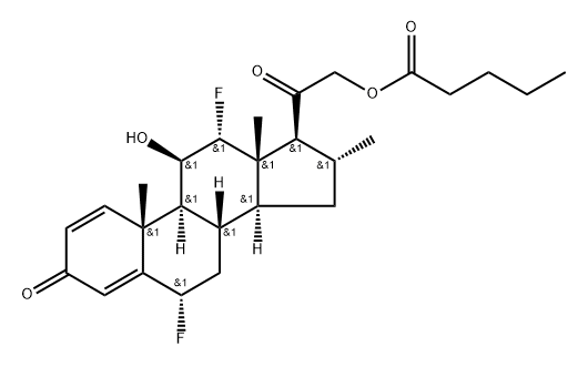 Pregna-1,4-diene-3,20-dione, 6,12-difluoro-11-hydroxy-16-methyl-21-[(1-oxopentyl)oxy]-, (6α,11β,12α,16α)- (9CI)|氟可龙杂质12