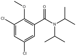 3,5-Dichloro-2-methoxy-N,N-bis(1-methylethyl)benzamide,66237-64-7,结构式