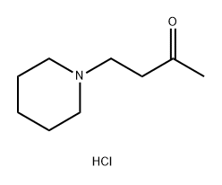 4-(哌啶-1-基)丁烷-2-酮盐酸,6631-71-6,结构式