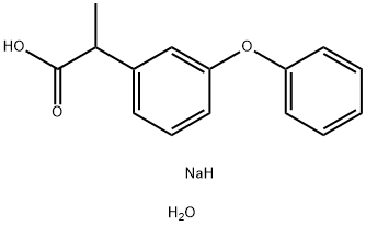 FENOPROFEN SODIUM (500 MG) 化学構造式
