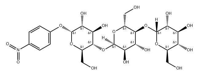 4-Nitrophenyl Beta-maltotrioside Structure