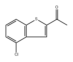 1-(4-chloro-1-benzothiophen-2-yl)ethan-1-one 结构式