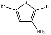 3-Thiophenamine, 2,5-dibromo- Struktur