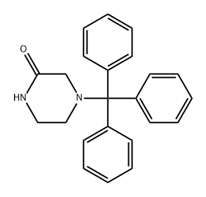 4-Trityl-piperazin-2-one,666853-55-0,结构式