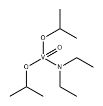 Vanadium, (N-ethylethanaminato)oxobis(2-propanolato)- 化学構造式