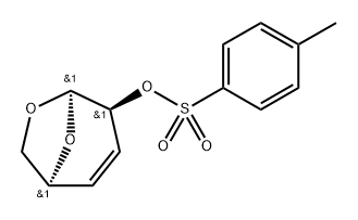 .beta.-D-threo-Hex-3-enopyranose, 1,6-anhydro-3,4-dideoxy-, 4-methylbenzenesulfonate,66762-52-5,结构式