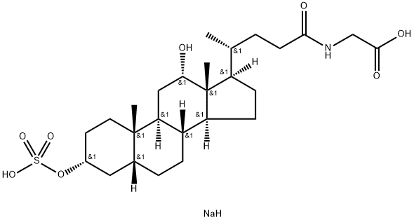 3-Sulfo-glycodeoxycholic Acid Disodium Salt Structure