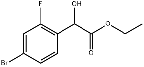 Benzeneacetic acid, 4-bromo-2-fluoro-α-hydroxy-, ethyl ester