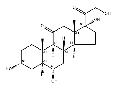6 alpha-hydroxy(allo)tetrahydrocortisone,66979-05-3,结构式