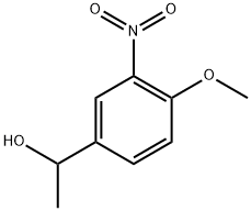 Benzenemethanol, 4-methoxy-α-methyl-3-nitro- Struktur