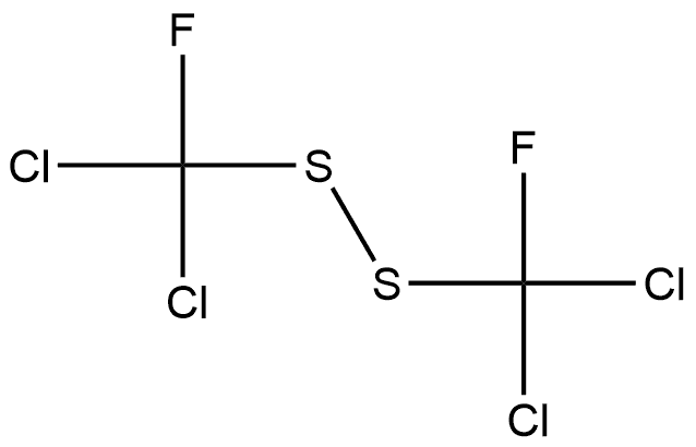 Disulfide, bis(dichlorofluoromethyl) (6CI,8CI,9CI) 结构式