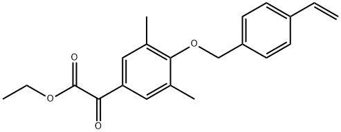 Ethyl 4-[(4-ethenylphenyl)methoxy]-3,5-dimethyl-α-oxobenzeneacetate|4-[(4-乙烯基苯基)甲氧基]-3,5-二甲基-Α-氧亚基苯乙酸乙酯