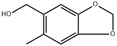 (6-methylbenzo[d][1,3]dioxol-5-yl)methanol Structure