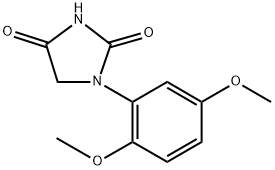 1-(2,5-dimethoxyphenyl)imidazolidine-2,4-dione 结构式