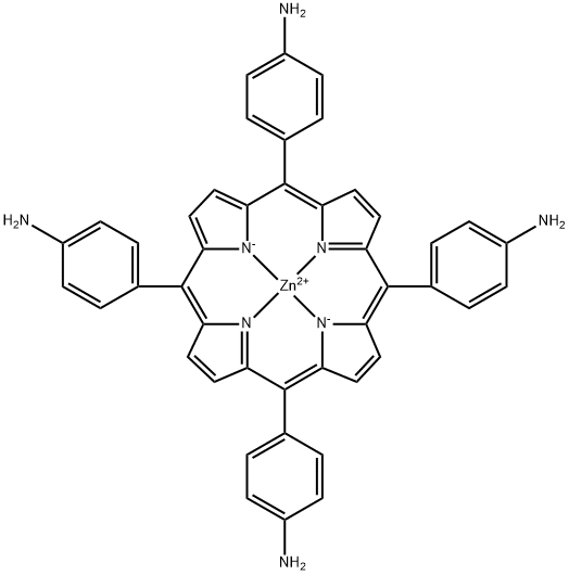 5,10,15,20-Tetrakis-(4-aminophenyl)-porphine-Zn(II) 化学構造式
