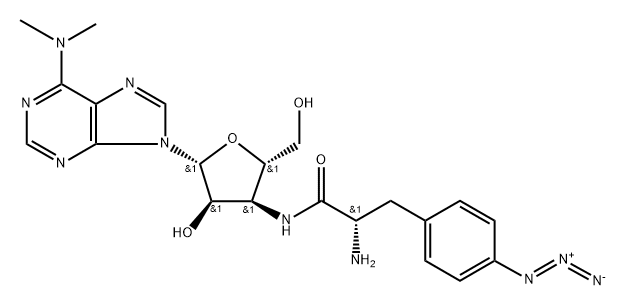 4-azidopuromycin Structure