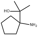 Cyclopentanemethanol, 1-amino-α,α-dimethyl- Struktur