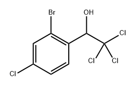 1-(2-Bromo-4-chlorophenyl)-2,2,2-trichloroethanol 结构式