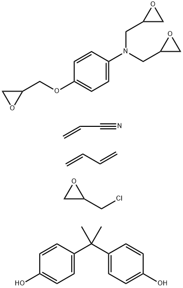 2-프로펜니트릴,1,3-부타디엔중합체,카르복시말단,비스페놀A,에피클로로히드린및N-(4-(옥시라닐메톡시)페닐)-N-(옥시라닐메틸)옥시란메탄아민중합체