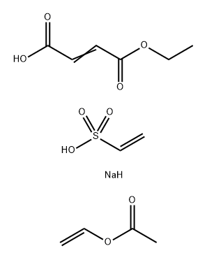 67893-40-7 2-Butenedioic acid, monoethyl ester, polymer with ethenyl acetate and  sodium ethenesulfonate