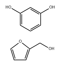 1,3-Benzenediol, polymer with 2-furanmethanol 化学構造式