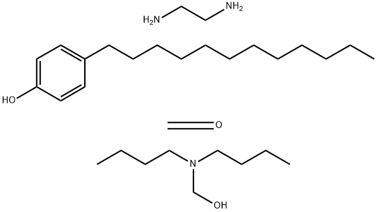 Phenol, 4-dodecyl-, polymer with 1,2-ethanediamine and formaldehyde, compd. with (dibutylamino)methanol|(4-十二烷基苯酚与1,2-乙二胺和甲醛的聚合物)与二丁基氨基甲醇的化合物