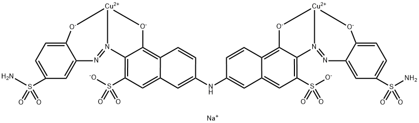 Dinatrium-[μ-[[7,7'-iminobis[4-hydroxy-3-[[2-hydroxy-5-sulfamoylphenyl]azo]naphthalin-2-sulfonato]](6-)]]dicuprat(2-)
