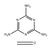 1,3,5-Triazine-2,4,6-triamine, polymer with formaldehyde, ethylated methylated 化学構造式