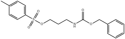 3-(((Benzyloxy)carbonyl)amino)propyl 4-methylbenzenesulfonate Structure