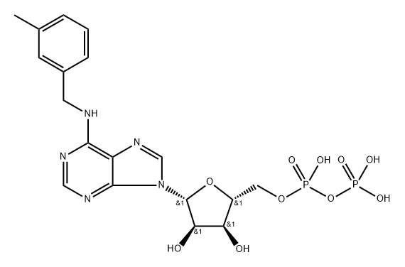 6-(3-MeBn)-ADP Structure