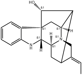(17R,19E)-19,20-Didehydro-1-demethylajmalan-17-ol Structure