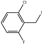 1-Chloro-3-fluoro-2-(iodomethyl)benzene 化学構造式