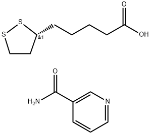 ALPHA LIPOIC ACID NICOTINAMIDE 结构式