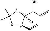 1-((4S,5R)-2,2-dimethyl-5-vinyl-1,3-dioxolan-4-yl)prop-2-en-1-ol(WXC04583) Structure