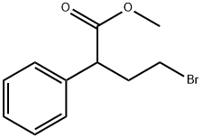 Benzeneacetic acid, α-(2-bromoethyl)-, methyl ester,6837-00-9,结构式