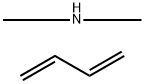 Methanamine, N-methyl-, reaction products with hydrolyzed epoxidized polybutadiene Struktur