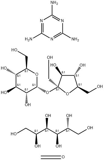 .alpha.-D-Glucopyranoside, .beta.-D-fructofuranosyl, polymer with formaldehyde, D-glucitol and 1,3,5-triazine-2,4,6-triamine, 2-phenoxyethylated|Α-D-吡喃葡糖苷和Β-D-呋喃果糖苷与甲醛