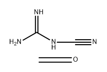 Guanidine, cyano-, polymer with formaldehyde, methylated Structure