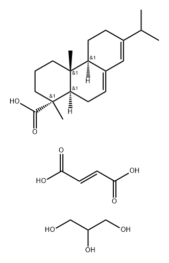 2-BUTENEDIOIC ACID (E)-, REACTION PRODUCTS WITH ABIETIC ACID, ESTERS WITH GLYCEROL Structure